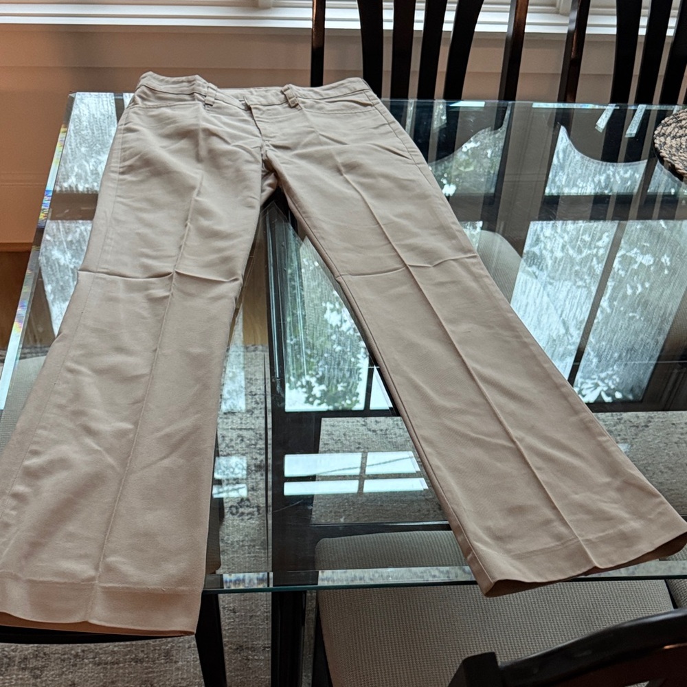 Uniform Pants  Tan Bootcut